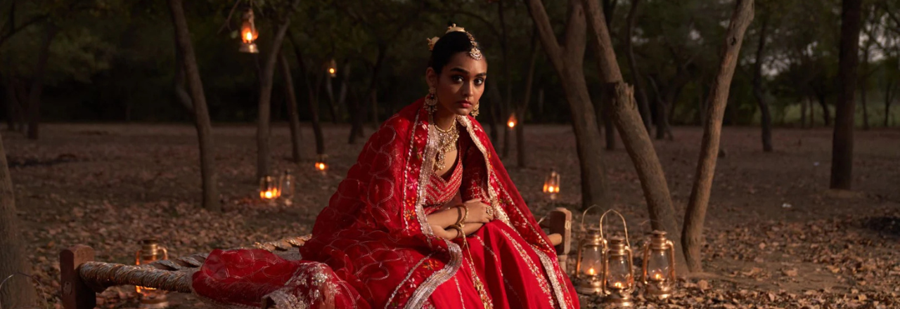 phulkari lehenga